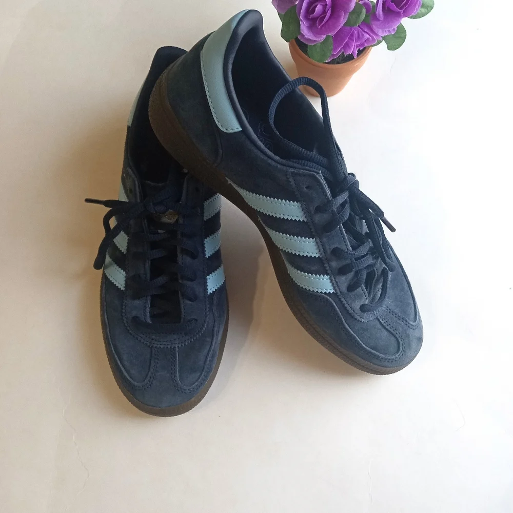 Adidas Handball Spezial Original Retro Suede Blue Nostalgia Sneakers